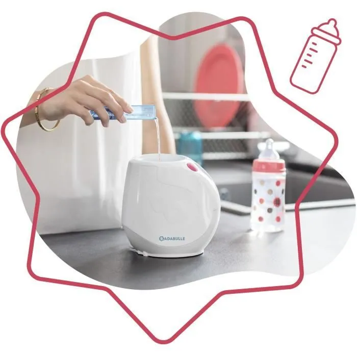 Chauffe-biberon vapeur Easy(+) Maison/Voiture - BADABULLE - Compatible avec tous les biberons et petits pots-5