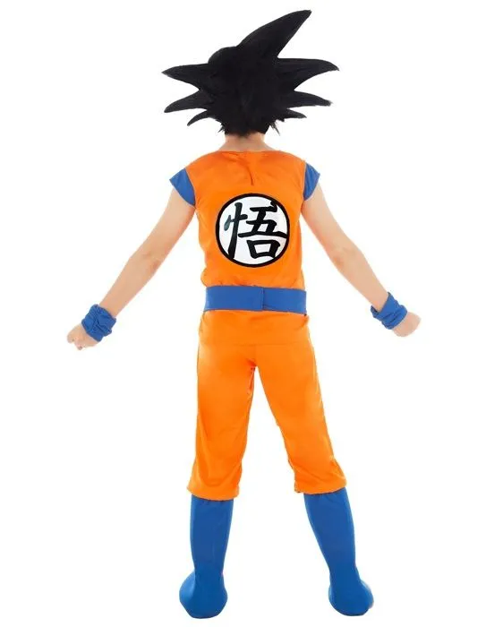 Déguisement Goku Garçon - Dragon Ball - Personnage Fiction - Polyester - Blanc - Orange-1