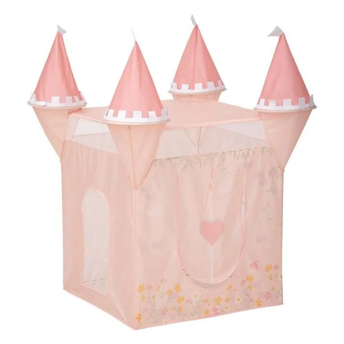 Tente enfant "Château" H78cm rose - Atmosphera createur d'interieur - Rose-1