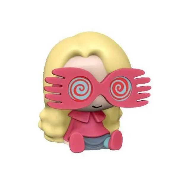 Boîte à argent - Plastoy - Harry Potter - Chibi Luna Lovegood - Orange, rose et bleu - Enfant-0