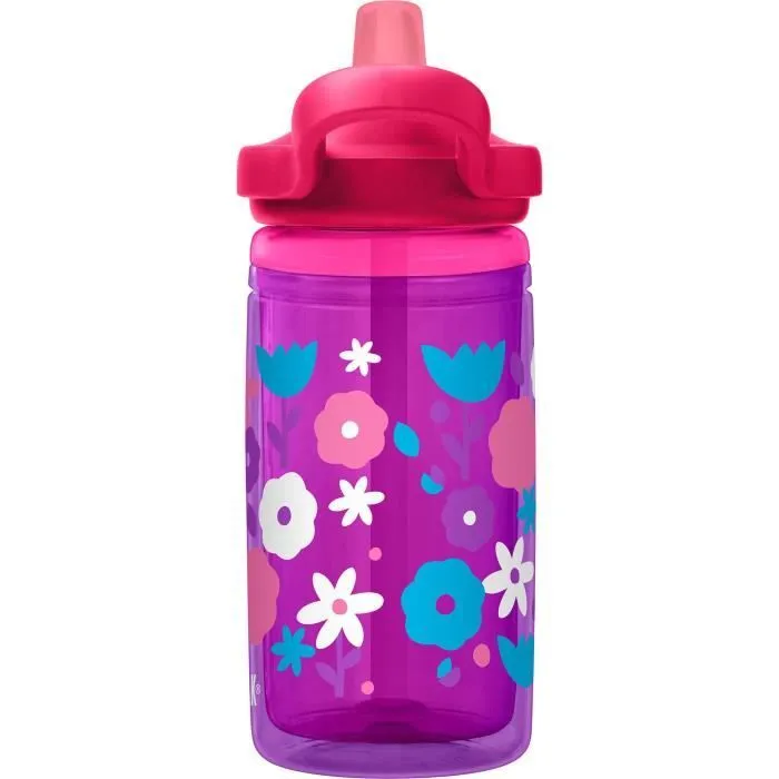 Gourde isolée - CamelBak - Eddy+ Kids - 400 ml - Tritan sans BPA - Violet/rose/multicolore-2