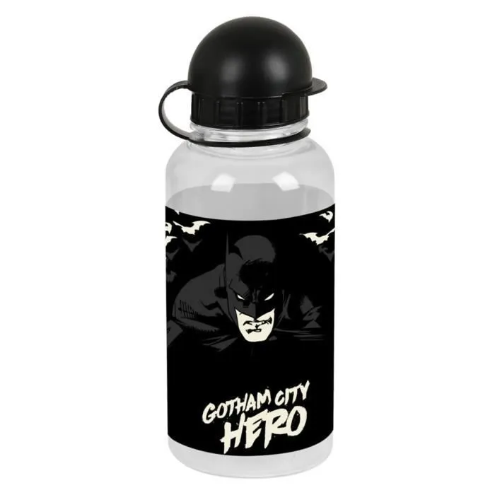 Bouteille d'eau - SAFTA - BATMAN HERO - 0,5L - Plastique sans BPA - Noir-0