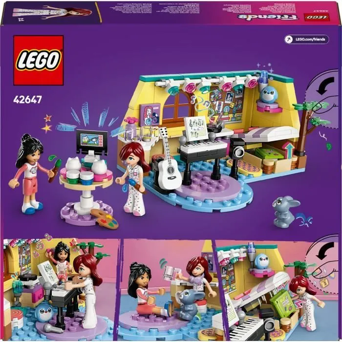 LEGO Friends 42647 La chambre de Paisley - Jouet interactif pour filles de 6 ans et plus-5
