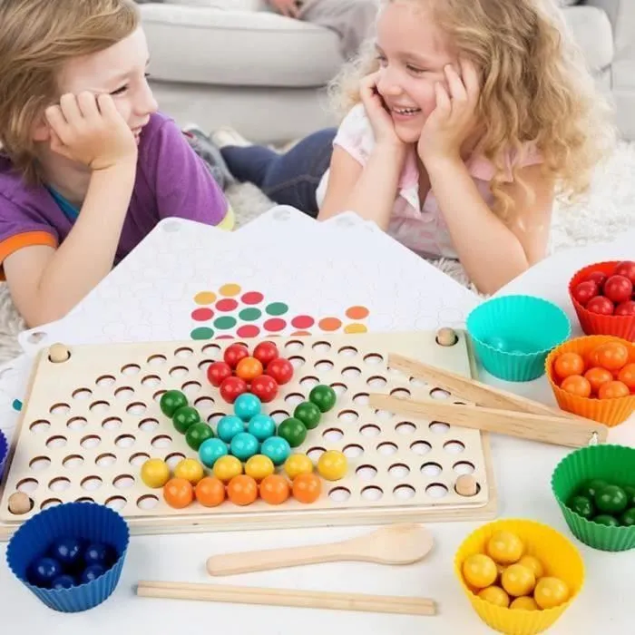 Jeu Montessori 2 3 4 5 - AMOUNE - Jouet en Bois - Motricité Fine - Jouets d'activité et de développement-3