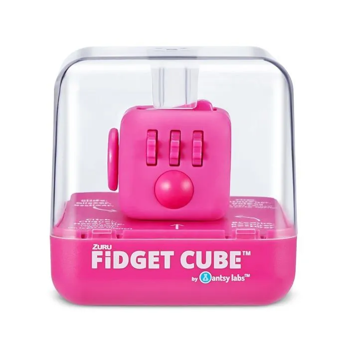 Hand spinner - fidget cube - jouet anti-stress Zuru Fidget Cube Lot de 2 boites aux Lettres Rose-1