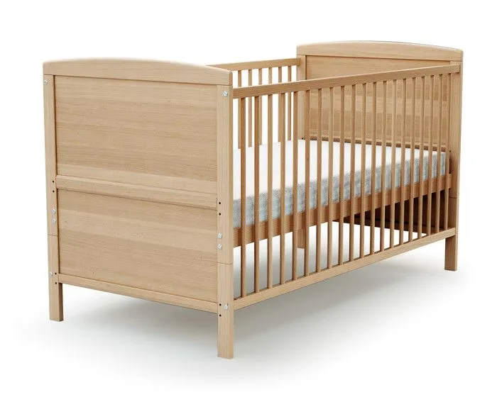 AT4 Lit Bébé Evolutif 70 x 140 cm Naturel-0