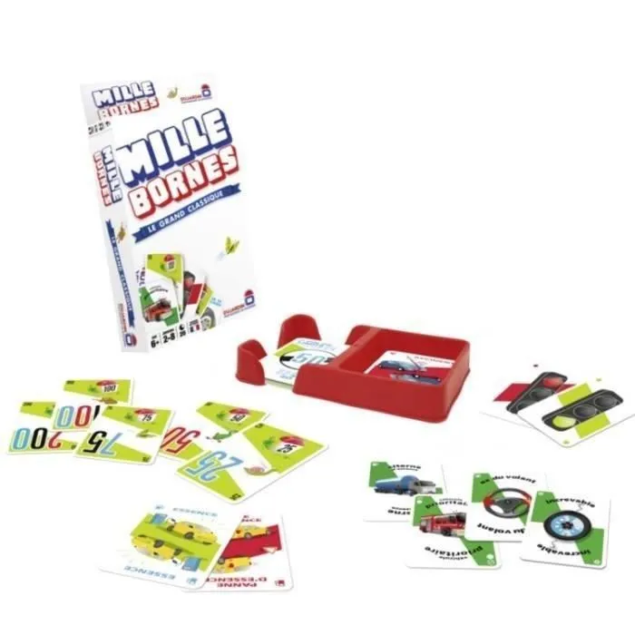Jeu de cartes MILLE BORNES Le Classique - Format Poche - DUJARDIN - Mixte - A partir de 6 ans-1