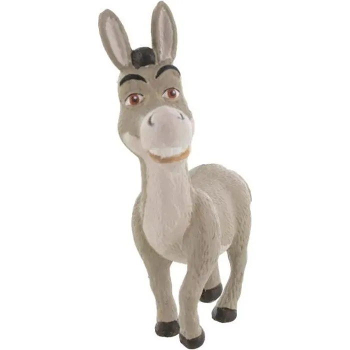 Figurine miniature - COMANSI - L'Ane de Shrek - 8 cm - Sans PVC - Peint à la main-0