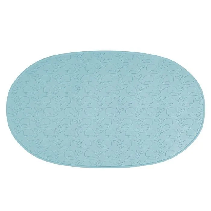 Tapis de bain Reer - 76023 - MyHappyBath Mat Tapis de bain pour bebe avec surface antiderapante Motif baleine 42 x 25 cm-0
