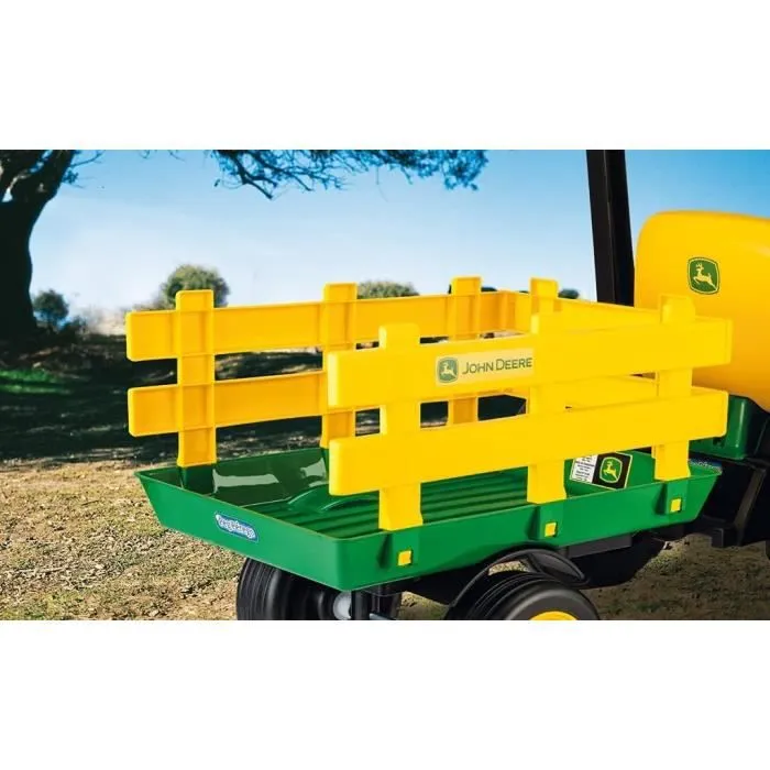 Peg Perego Remorque à 2 roues John Deere - stake side trailer-3