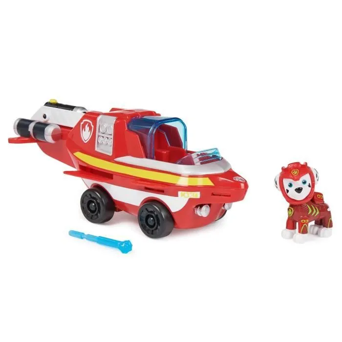 Véhicule + Figurines La Pat' Patrouille Aqua Pups - Marcus - Dès 3 ans-0