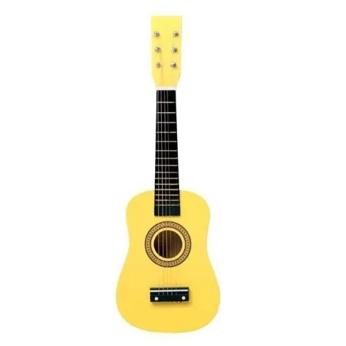 Guitare - NEW CLASSIC TOYS - REF 0343 - Jaune - Pour Bébé de 3 ans et plus - Intérieur-0