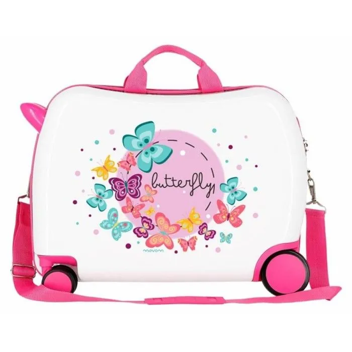 MOVOM Valise Enfant porteur, 2 roues multidirectionnelles terfly - 3729861-2