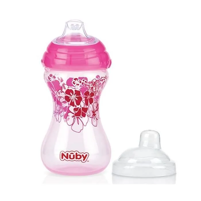 NUBY Gobelet anti-goutte Easy Grip™ Designer Series – 300ml – 6m+-0