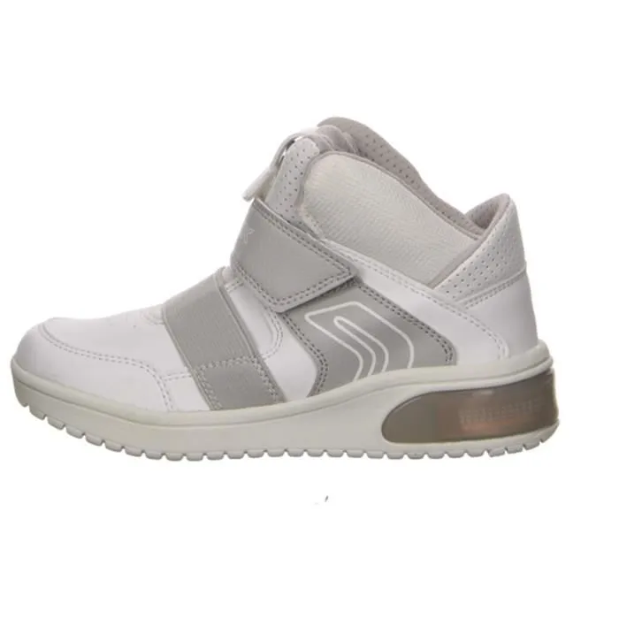 Basket Geox  Xled Boy - Blanc 1-0