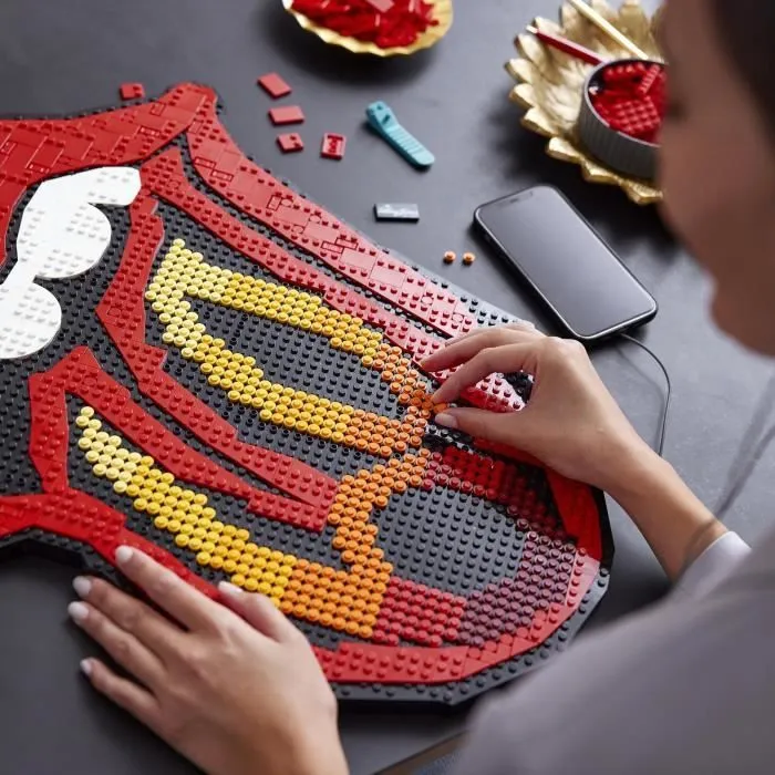 LEGO® 31206 Art The Rolling Stones, Accessoire de Décoration Intérieure et Loisir Créatif pour Adultes, Cadeau Musique Rock'n'roll-3