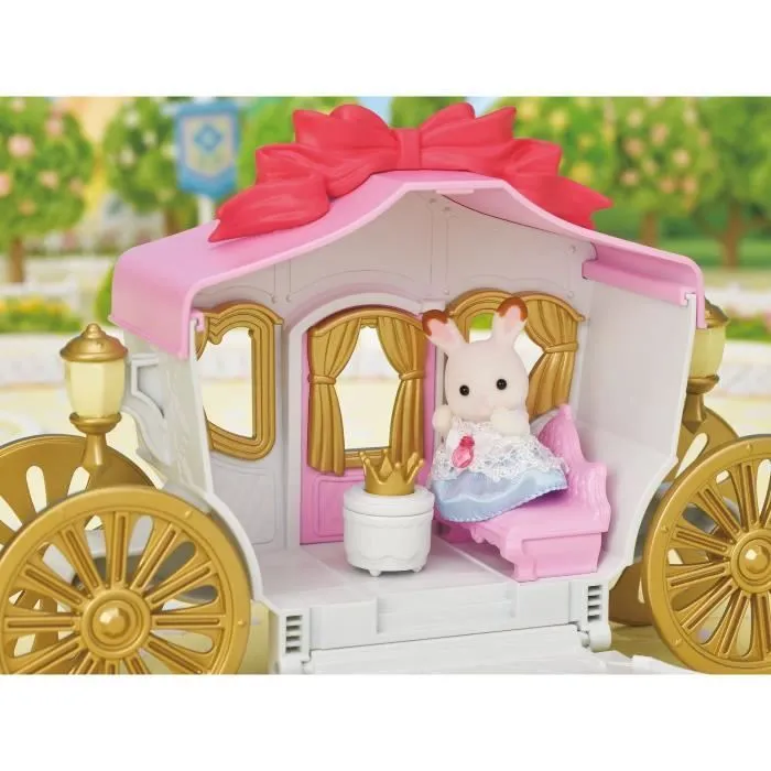 SYLVANIAN FAMILIES - Le carrosse royal - Bébé lapin chocolat - Terrasse - Jouet Enfant Fille - LA FETE FORAINE-6