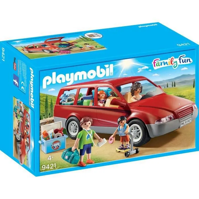 PLAYMOBIL 9421 - Famille avec voiture - Playmobil City Life - Mixte - A partir de 4 ans-0