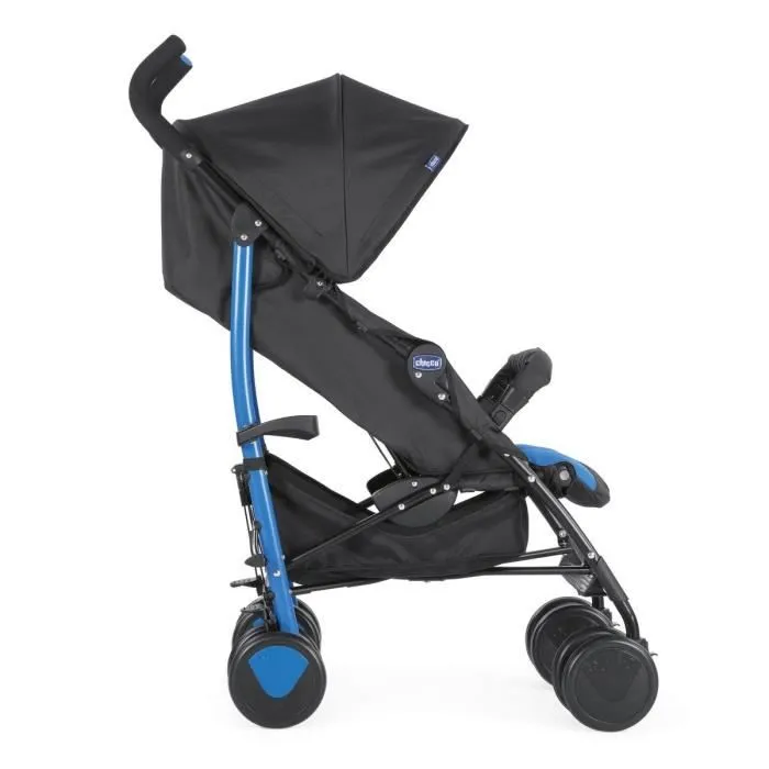 CHICCO Poussette canne Echo - Dès la naissance - Jusqu'à 15kg - Dossier réglable - Avec arceau de sécurité - Scarlet-2