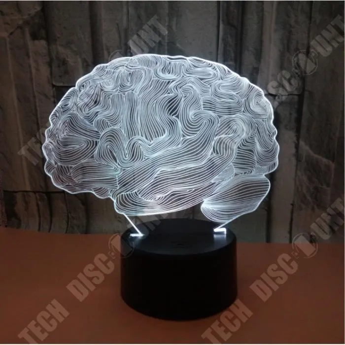 TD® xm12671-3D Veilleuse Cerf 3D Night Light 7 Changement De Couleur À Distance Led 3D Lumière Économie D'Énergie Bébé Sleep-1