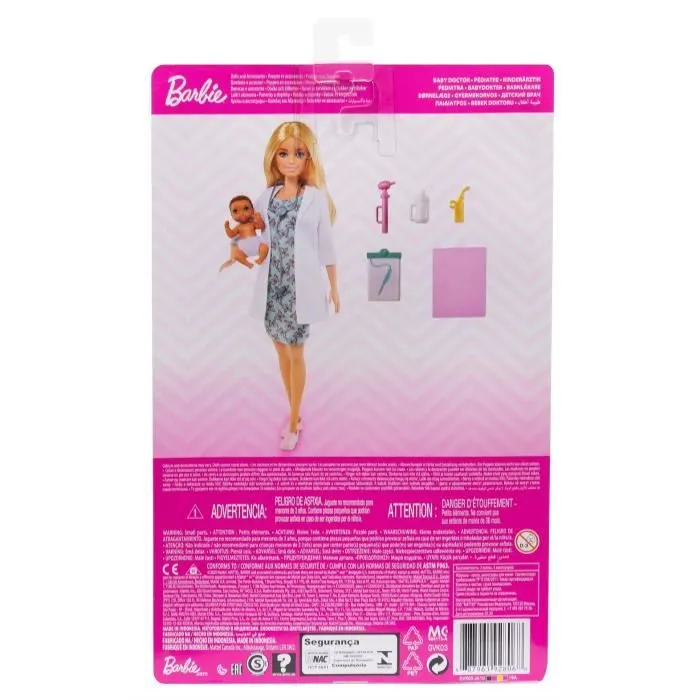 Barbie - Barbie Pédiatre et Accessoires - Poupée Mannequin - Dès 3 ans-3