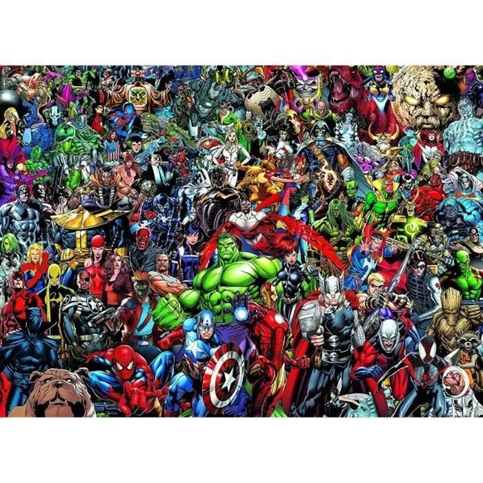 Puzzle Impossible 1000 pièces Marvel - Clementoni-3