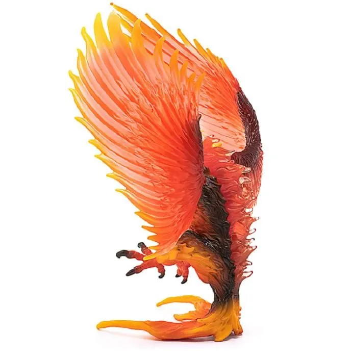 Figurine Aigle de Feu, aux ailes mobiles et détails réalistes, Cadeau pour enfants, Dès 4 ans, Schleich 42511 ELDRADOR-3