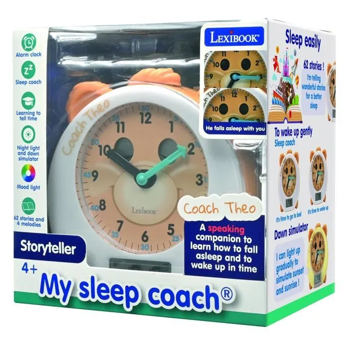 LEON mon Réveil Éducatif Coach de Sommeil avec Conteur d'Histoires et Lumières  (version EN)-3