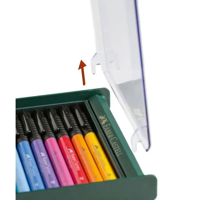 FABER-CASTELL Boîte de 12 feutres pastel-2