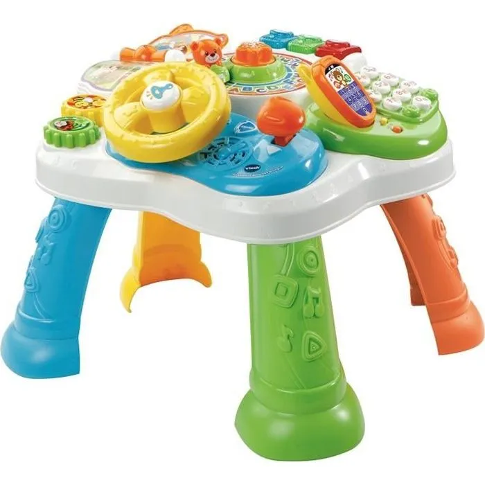 Table d'activités bilingue VTECH - Ma Table D'Activités Bilingue - Multicolore - 100% bilingue - 9 mois et plus-0