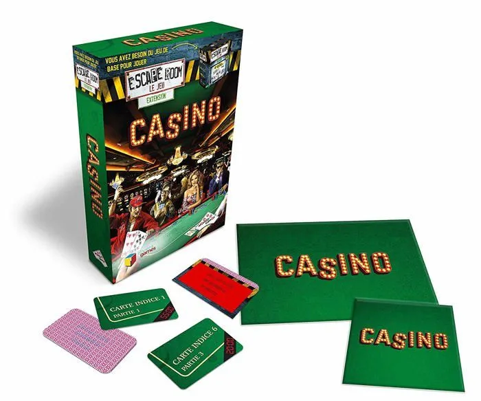 RIVIERA GAMES Coffret de jeu "Escape Game Pack extension - Casino"-1