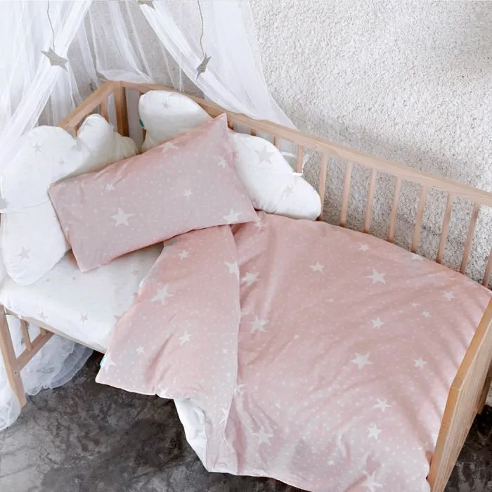 Parure housse de couette 2 pièces Little star 100x120 cm (Berceau)-0