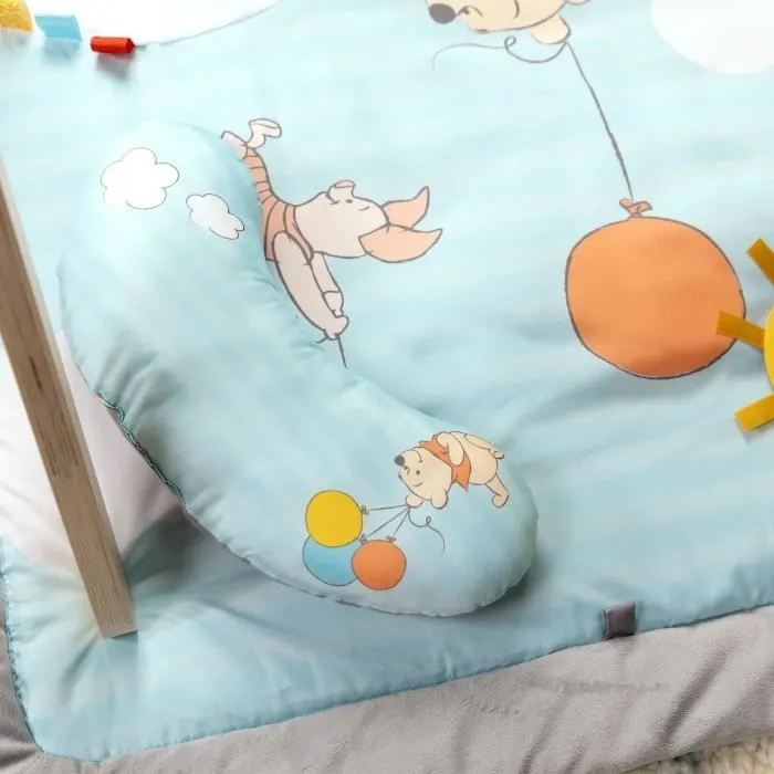 DISNEY BABY -WINNIE- Tapis de sol éveil bébé évolutif, arche en bois pliable avec jouets sensoriels, miroir-7