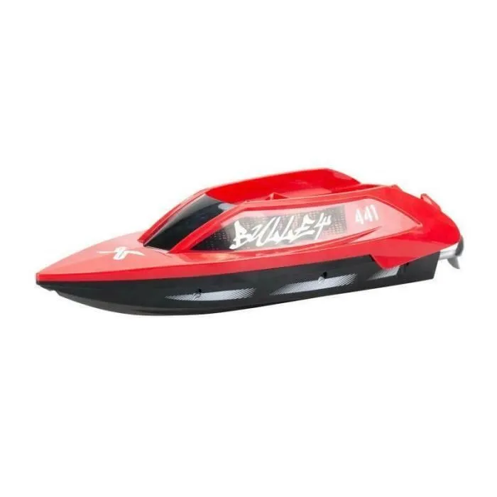 Bateau Radiocommandé - Exost - Rocketwave - Rouge et noir - Batterie - 2,4Ghz - Pistolet-2