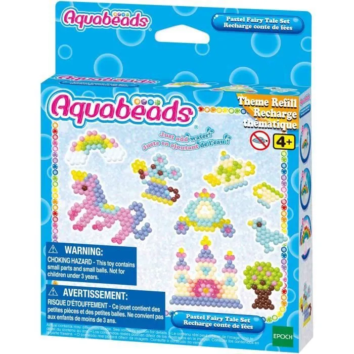 Loisir créatif - AQUABEADS - Recharge conte de fées - Perles qui collent à l'eau-6