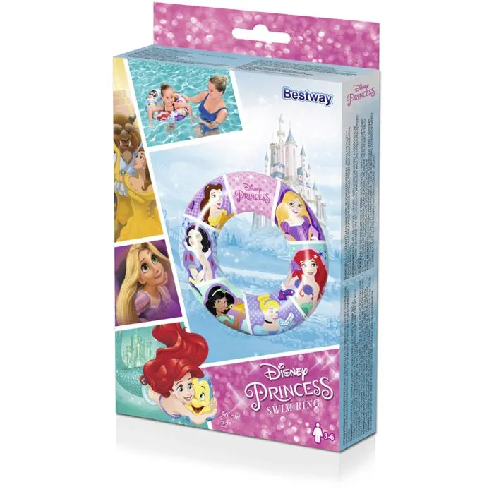 Bouée Gonflable - Bestway - Princesses Disney - 48 cm - Pour Enfants 3-6 ans - Double Chambre à Air-3