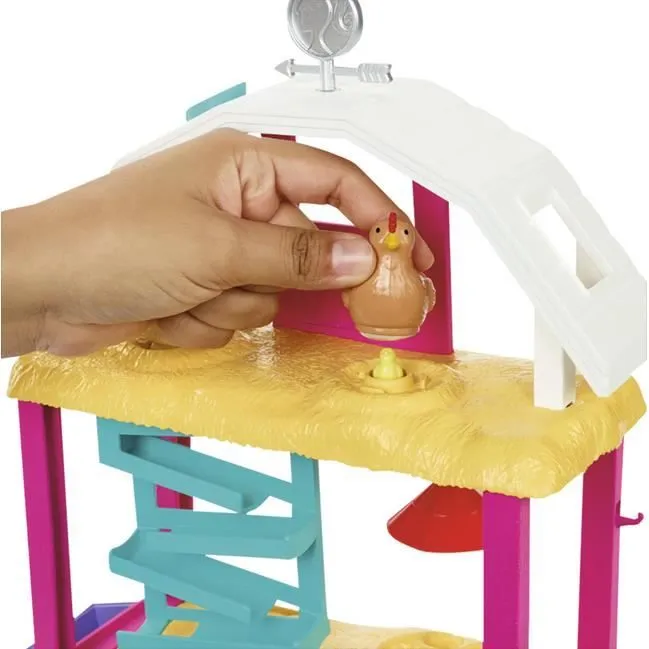 Barbie Ferme d'œufs cueillette et découverte-2