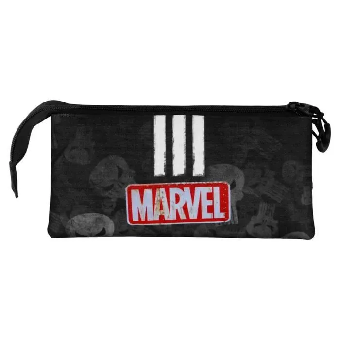 Trousse - KARACTER MANIA - Marvel Punisher Skull - Noir - Ripstop - Zippée-2