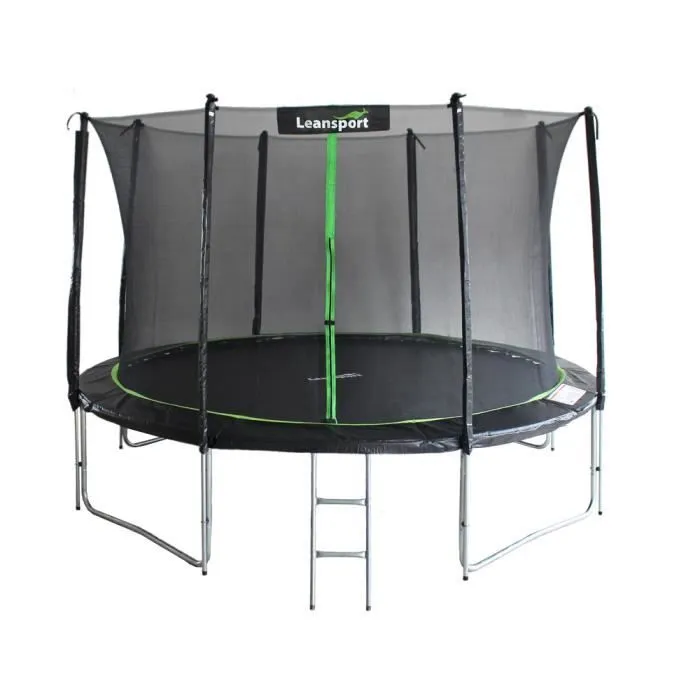 Lit élastique - Trampoline Sport Pro, Diamètre 426 cm, Vert-0