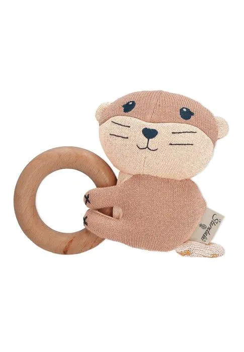 Cube eveil Sterntaler - 3302209 - Anneau de prehension en bois Otti-0