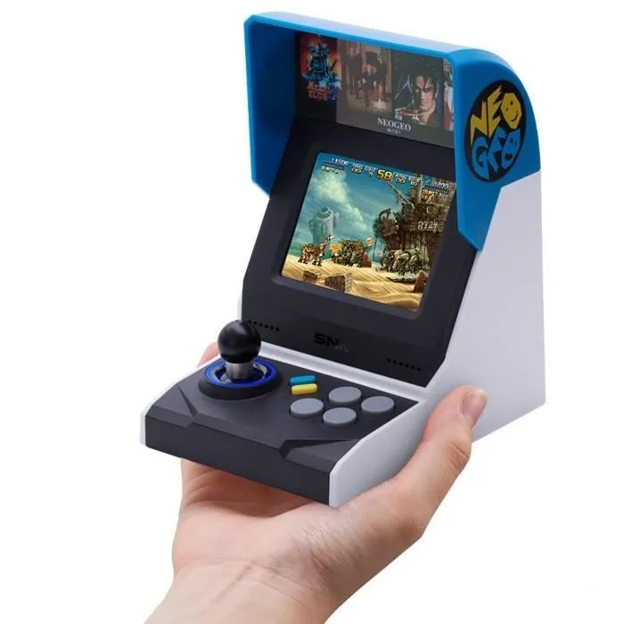 Console Neo Geo Mini Édition Internationale - SNK - 40 jeux - Blanc et noir-2