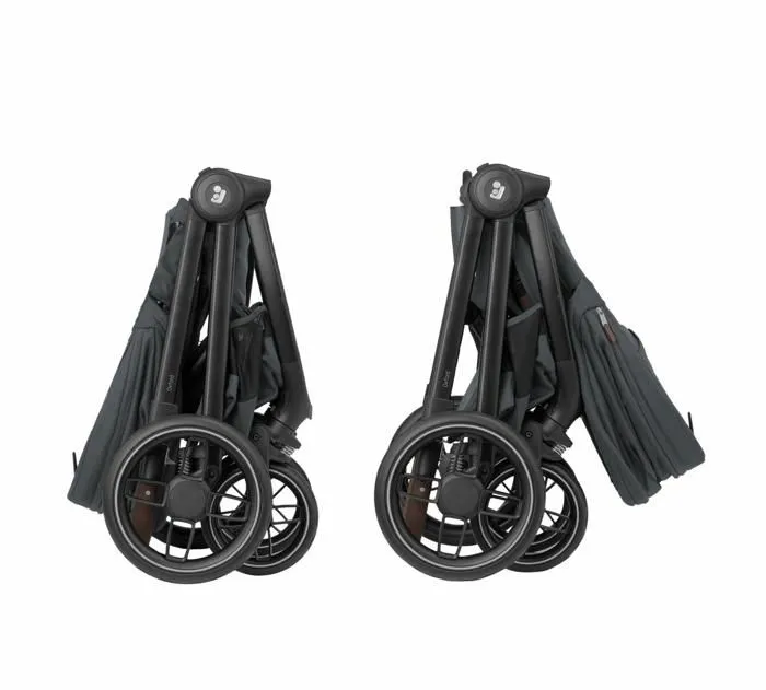 MAXI-COSI poussette Duo Oxford Plus, avec nacelle bébé Sense, de la naissance à 4 ans (22kg), Graphite-4