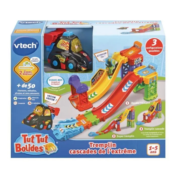 VTECH - Tut Tut Bolides - Tremplin Cascades de l'Extrême + Lucas, le Roi du Championnat-2
