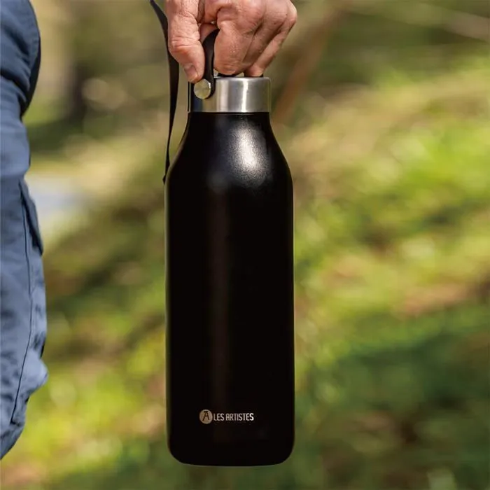 Les Artistes Paris - Bouteille isotherme 2.0 grise 1,5L-2