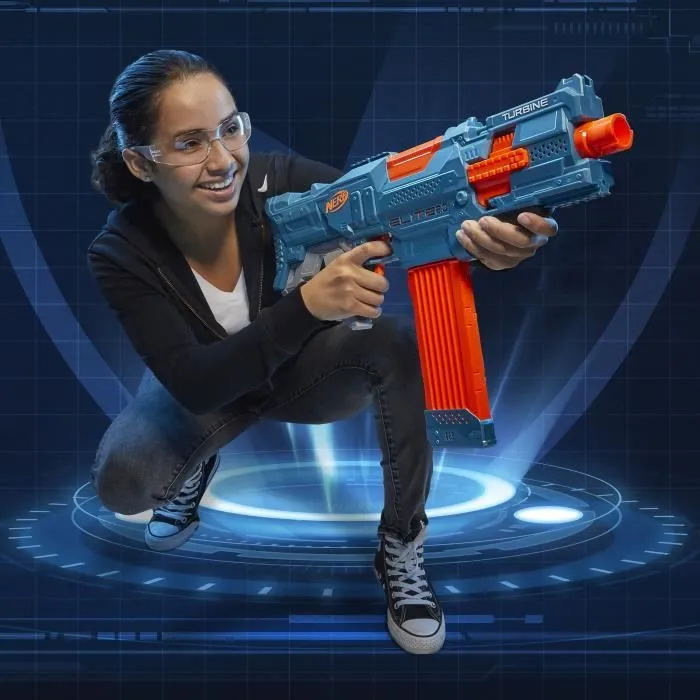 Pistolet à flechettes - NERF - Elite 2.0 Turbine CS-18 - 36 fléchettes - Tirs motorisés-5