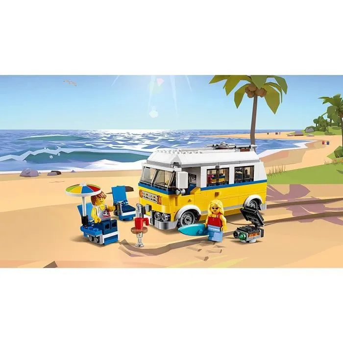 LEGO® Creator 3-en-1 31079 Le van des surfeurs - Jeu de construction-3