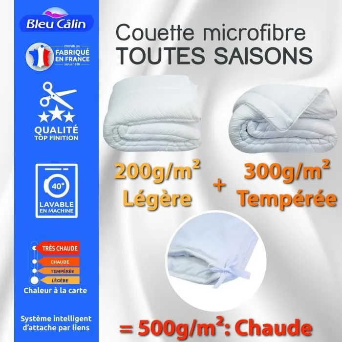 Couette 4 saisons 240 x 260 pour lit King size-0