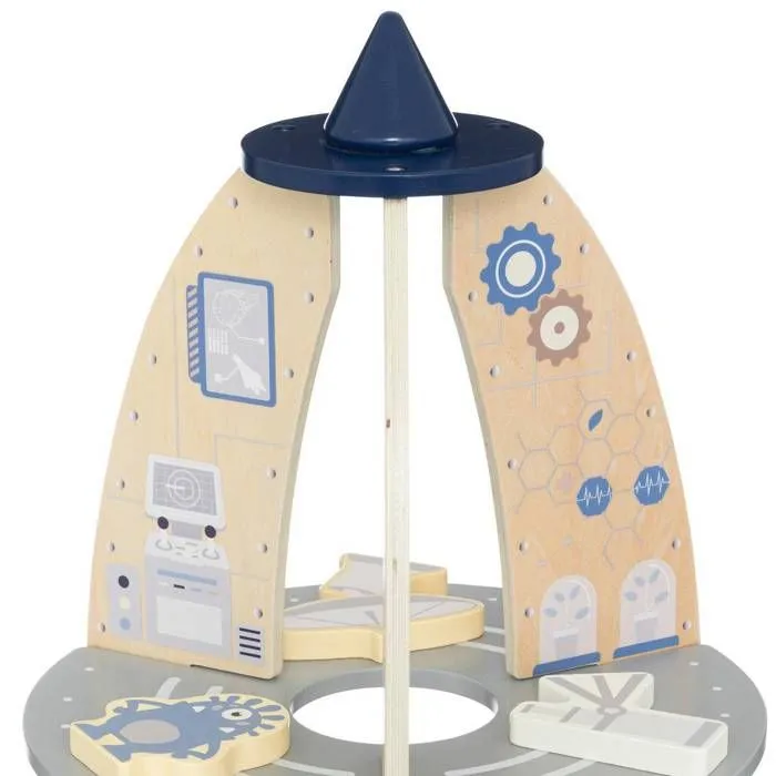 Jeu enfant fusée "Espace" H60cm - Atmosphera createur d'interieur - Multicolore-2