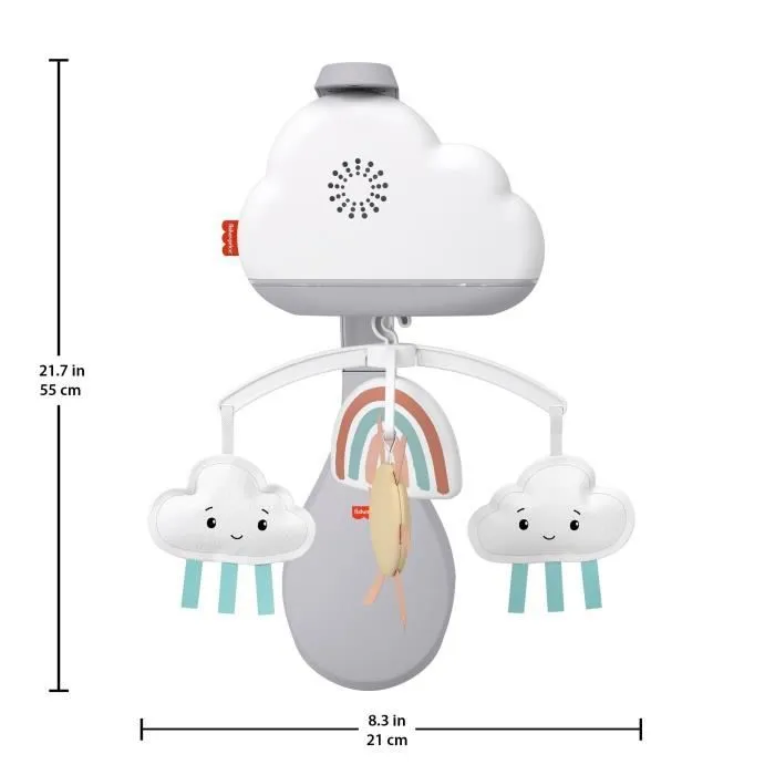 Fisher-Price - Mobile Arc-en-Ciel 2 en 1 - Jouet Naissance 1Er Age-5