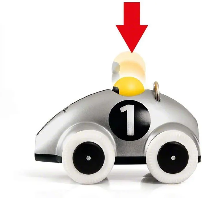 Voiture de course BRIO - modèle 30232 - Push & Go gris - édition spéciale-3
